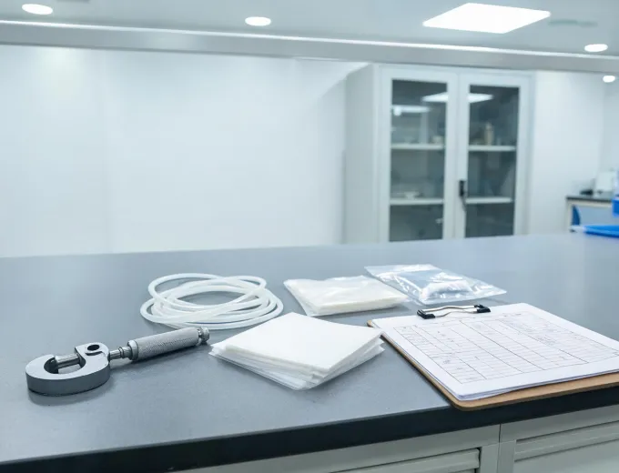 Polymer inspection station